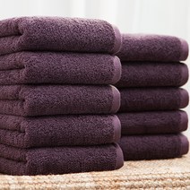 코튼타올 호텔타월 170g 30수 코마사, 딥퍼플, 10개