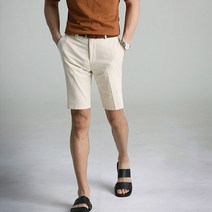 업클라스 남성용 여름용 5부 린넨 슬랙스 반바지 b073