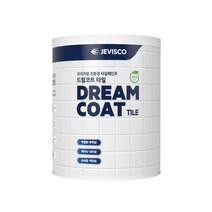 [욕실용페인트] 제비스코 드림코트 타일 페인트 0.9L, 화이트