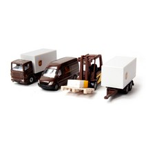 시쿠 UPS 물류차량 다이캐스트 세트 SK6324, 혼합 색상