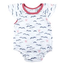 네츄라오가닉 여아용 코튼 갈매기 바디슈트