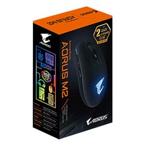 기가바이트 AORUS M2 RGB Fusion 게이밍 마우스 GM-AORUS M2, 무광블랙