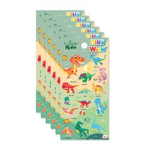 쁘띠팬시 dino world da5405, 혼합 색상, 6개