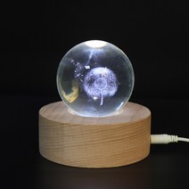 아트조이 LED 3D 크리스탈 구슬 무드등, 민들레의 꿈