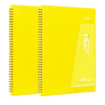 청운 플러스 악보화일 30매 A4, 노랑, 2개