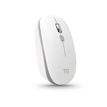 TG삼보 무선마우스 초경량 양손형디자인 54g TG-M400G, 화이트