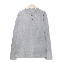 앨빈클로 투버튼 헨리넥 긴팔티셔츠 AVT-240