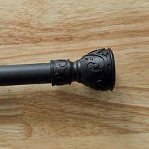 쉬즈홈 그레이스 25mm 커튼봉, 블랙