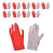 파티쇼 행사용응원장갑 양면, 레드화이트, 10개