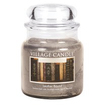 빌리지캔들 프리미엄 미디엄자 병포함 800g, 레더 바운드, 1개