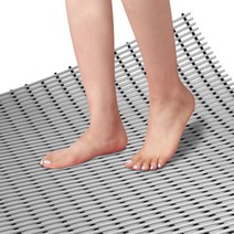 샤바스 스칸디나 미끄럼방지매트 프리미엄 막힘형 120 x 100 cm, 그레이, 1개