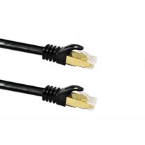 인네트워크 40G CAT.8 S-FTP 랜 케이블 5M IN-8S05B, 블랙, 1개