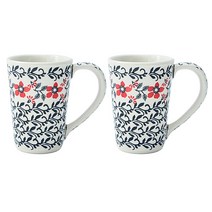 마뉴팍투라 롱 머그컵 250ml MA-KK01, 혼합 색상, 2개