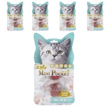 더캣츠 그대로 미니포켓 고양이 간식 참치 10p, 참치맛, 5개