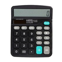 트리 EATES 12자리 전자계산기 DC-837, 혼합 색상