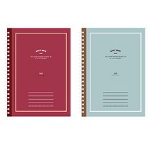 희망노트 실속있는 스프링노트 대 16절 150매, 랜덤 발송, 2개