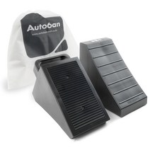 오토반 차량용 고임목 BK 2p + 부직포가방 세트, 1세트