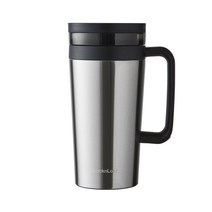 락앤락 커피 필터 머그 텀블러, 실버, 580ml