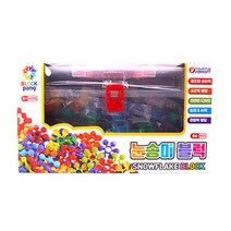 바니랜드 눈송이블럭 64p, 혼합 색상