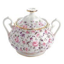 로얄알버트 뉴황실장미 VINTAGE SUGAR BOX ROSE CONFETTI, 0.35L, 1개