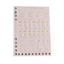 플레픽 올데이 레더 6공 인덱스 스티커 스위트 핑크, 2개