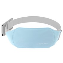 스마트 슬림웜 온열 배 허리 복부 찜질기 WT-1300B, 스카이블루(WT-1300B)