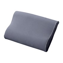 라버트리 천연라텍스 굴곡형 베개, 실키차콜