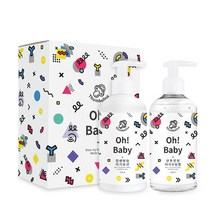 뷰티레시피 오 베이비 아기로션 250ml + 아기수딩젤 250ml 세트, 1세트