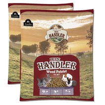 구딘 펫츠 핸들러 프리미엄 소동물 우드 펠렛 톱밥, 3.5kg, 2개