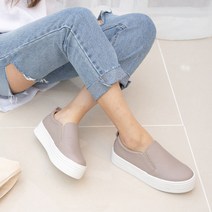 슈벨 여성용 키높이 통굽 시밀러 슬립온