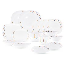 바칠레 피오레 4인 식기 세트 20p, WHITE, 식기 6종