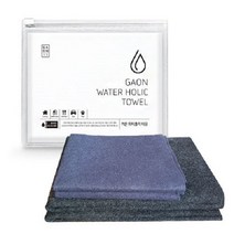 가온 워터홀릭 초강력 흡수 행주 타올 대형 2p + 소형 2p + 파우치 세트