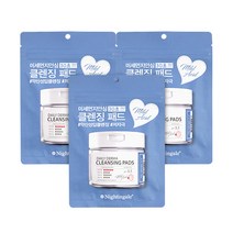 나이팅게일 데일리 더마 클렌징 패드티슈 마일드 애씨드, 10개입, 3개
