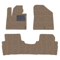 포시즌 차량용 코일카매트 확장형 1+2열, 올뉴 쏘렌토 더마스터 5인승 (2015년~2017년 6월), 브라운, 기아