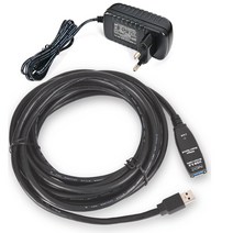 넥스트 USB3.0 리피터 연장케이블 + 케이블 아답터 NEXT-USB05U3PW, 1개, 5m