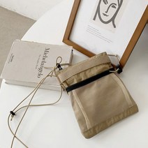 지니얼 여성용 메쉬 포켓 미니 크로스백