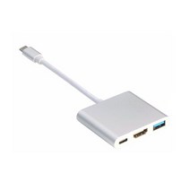 애니클리어 USB Type C to HDMI + USB 3.0 + PD 변환아답터, PDB-TCH10