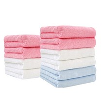 송월타월 업소용 세면타올 95g 면사, 랜덤 발송, 10개