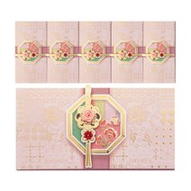 프롬앤투 전통 용돈 봉투, B225q3 장미창문조각보, 6개