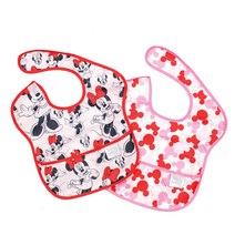 범킨스 디즈니 이유식 턱받이 2종 세트, 미니, 2개