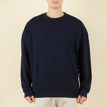빌락트 남성 사계절 데일리 골지 맨투맨 무지 티셔츠