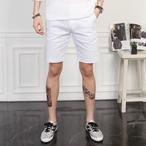 더마인드 남성용 NF 스판 면반바지