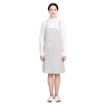 웰프런 무광 우레탄 유니도트 방수 앞치마 소, 화이트, 1개