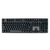 덱 헤슘 라이트 기계식 유선키보드, 그레이 + 블랙, KBA-CBL108N-LA-U-G1-KR