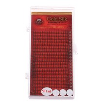 하나 골드 실크 5D 래쉬 인조 속눈썹 0.05 x 11mm, 블랙(C), 1개