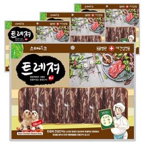 트레져 스테이크 강아지 간식 400g 랜덤 발송, 소고기 스테이크, 4개