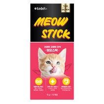 에코펫위드 미오스틱 츄르 고양이 간식 15g, 연어 + 참치 혼합맛, 10개