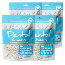 치카치카 덴탈껌 강아지간식 미니스틱, 스피아민트, 4개