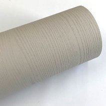 현대시트 단색 무늬목 파스텔 페인티드우드 시트지 HPW-703, 웜 그레이