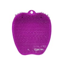만능발 마사지 브러쉬 패드 퍼플, 1개